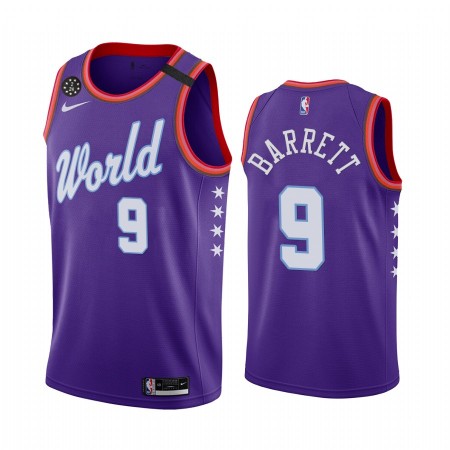 Maglia NBA New York Knicks RJ Barrett 9 Nike 2020 Rising Star Swingman - Uomo